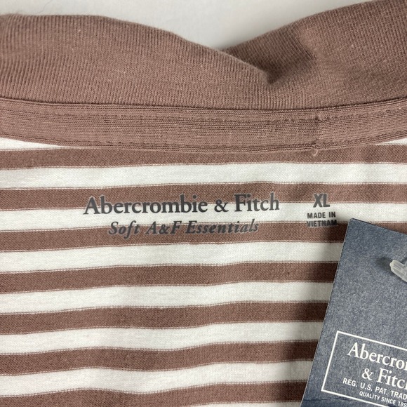 NWT Abercrombie Fitch Women's XL Sleeveless Polo Top Brown Collared Tank - Picture 8 of 12